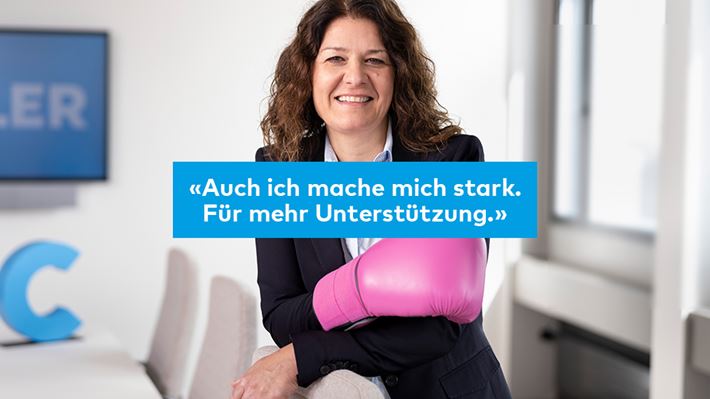 Bank Cler CEO Mariateresa Vacalli ist Botschafterin der Krebsliga Schweiz.