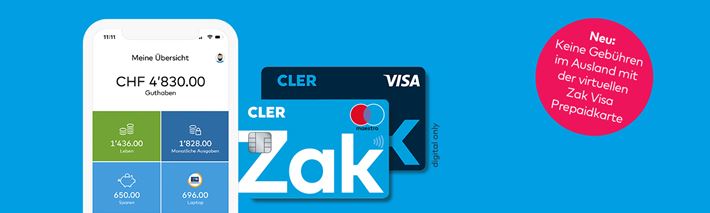 Zak Die App Der Bank Cler Fur Deine Finanzen Und Mehr
